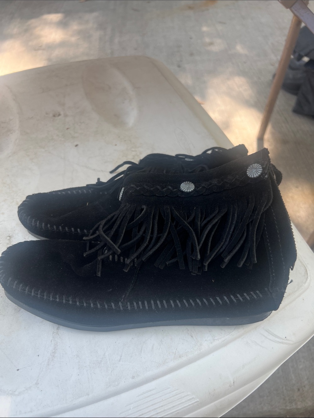 Minnetonka moccasin booties
